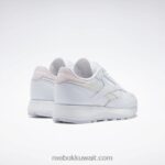 ftwr أبيض / بورسلين وردي الأحذية الجلدية الكلاسيكية sp للنساء Reebok 0NZ0F315 - Image 6