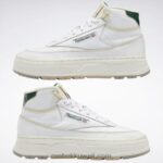 ftwr أبيض / طباشير / أخضر غامق نادي ج جيو منتصف أحذية نسائية Reebok 0NZ0F61 - Image 3