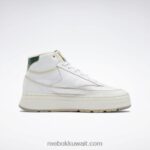 ftwr أبيض / طباشير / أخضر غامق نادي ج جيو منتصف أحذية نسائية Reebok 0NZ0F61 - Image 4