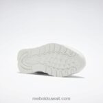 ftwr أبيض / طباشير / أرجواني منقوع جلد كلاسيكي يجعله حذاءك النسائي Reebok 0NZ0F209 - Image 6