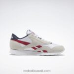 ftwr أبيض / فلاش أحمر / متجه بحري أحذية الرجال النايلون الكلاسيكية Reebok 0NZ0F1100 - Image 2