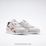 ftwr أبيض / فلاش أحمر / متجه بحري أحذية الرجال النايلون الكلاسيكية Reebok 0NZ0F1100 - Image 3