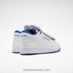 ftwr أبيض / كوبالت / طباشير نادي c mid ii حذاء البحوث الجبلية Reebok 0NZ0F802 - Image 4