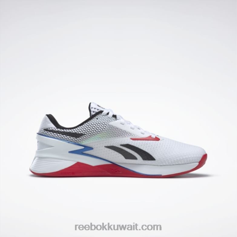 ftwr أبيض / كور أسود / أزرق متجه أحذية nano x3 Reebok 0NZ0F40 - Image 3