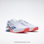 ftwr أبيض / متجه أزرق / برتقالي مضيئة حذاء تدريب نانو x2 للرجال Reebok 0NZ0F1046 - Image 5