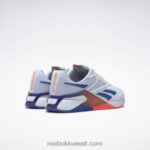 ftwr أبيض / متجه أزرق / برتقالي مضيئة حذاء تدريب نانو x2 للرجال Reebok 0NZ0F1046 - Image 6