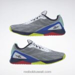 ftwr أبيض / متجه كحلي / أزرق محكمة حذاء تدريب نانو x1 حصى للرجال Reebok 0NZ0F1087 - Image 9