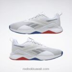 ftwr الأبيض / ناقلات الأزرق / ناقلات الأحمر حذاء تدريب nanoflex tr 2.0 للنساء Reebok 0NZ0F183 - Image 9