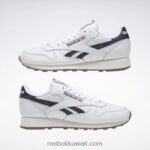 ftwr الأبيض / ناقلات البحرية أحذية جلدية كلاسيكية Reebok 0NZ0F49 - Image 9