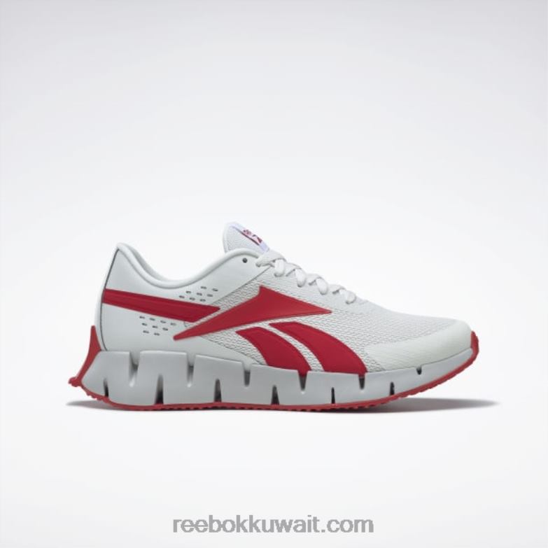 نقي رمادي 1 / متجه أحمر / رمادي نقي 2 حذاء زيج ديناميكا 2 للرجال Reebok 0NZ0F1076
