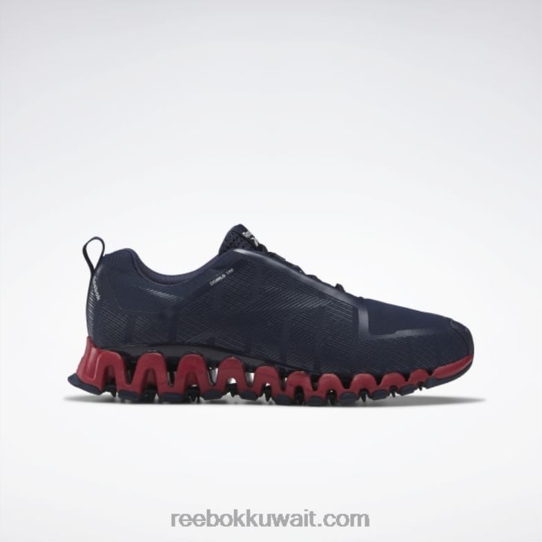 ناقلات البحرية / فلاش أحمر / رمادي نقي 1 حذاء زيجويلد تريل 6 للرجال Reebok 0NZ0F1075