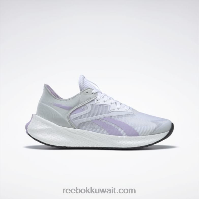 أبيض فوتور / رمادي نقي 2 / واحة بنفسجية حذاء رياضي نسائي للجري Floatride Energy Symmetros 2 Reebok 0NZ0F386
