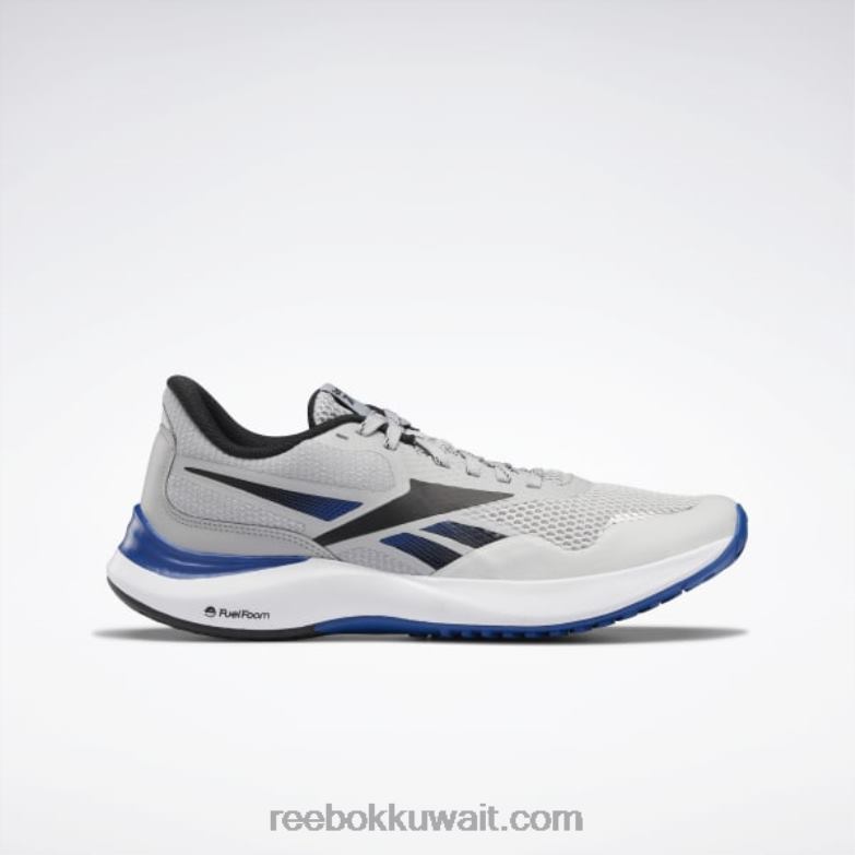 نقي رمادي 3 / كور أسود / أزرق متجه أحذية الجري التي لا نهاية لها 3 للرجال Reebok 0NZ0F1172