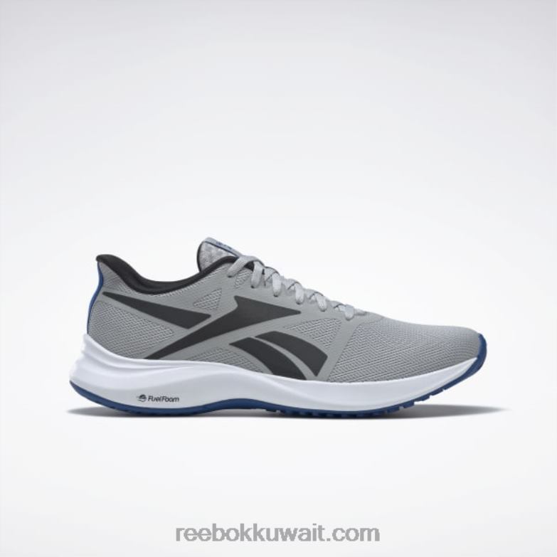 نقي رمادي 3 / كور أسود / أزرق متجه حذاء جري رانر 5 للرجال Reebok 0NZ0F1055