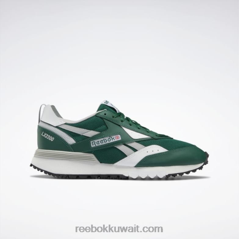 أخضر غامق / رمادي نقي 3 / أبيض قدم حذاء lx2200 Reebok 0NZ0F920