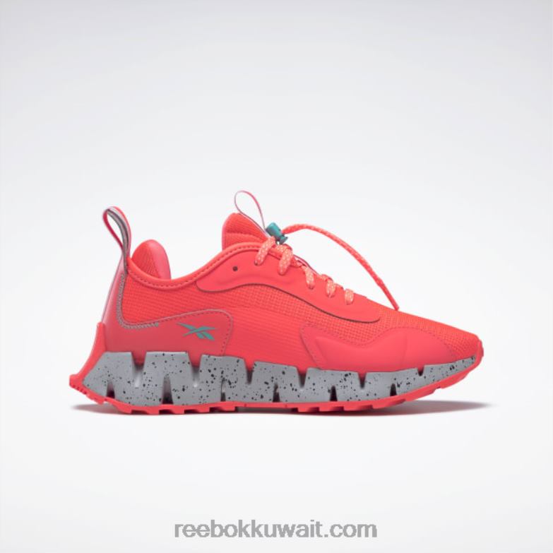 التوهج البرتقالي / البط البري الكلاسيكي / الرمادي النقي 3 حذاء نسائي من zig dynamica Adventure Reebok 0NZ0F118