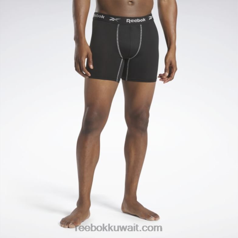 رجال متعدد 4-حزمة موجزات الملاكم الأداء Reebok 0NZ0F1127