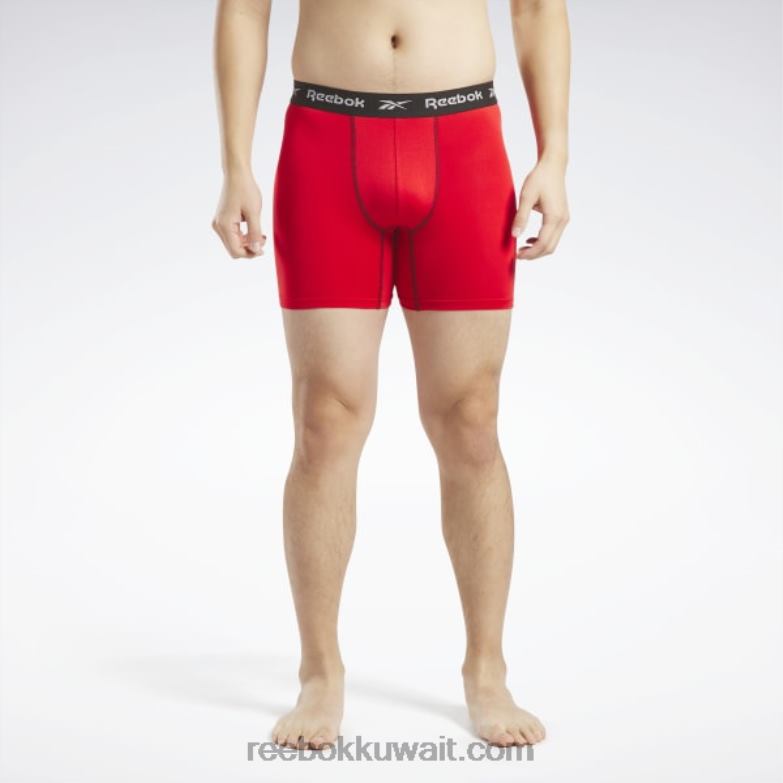 رجال متعدد ملخصات الملاكم الأداء (4 عبوات) Reebok 0NZ0F1312