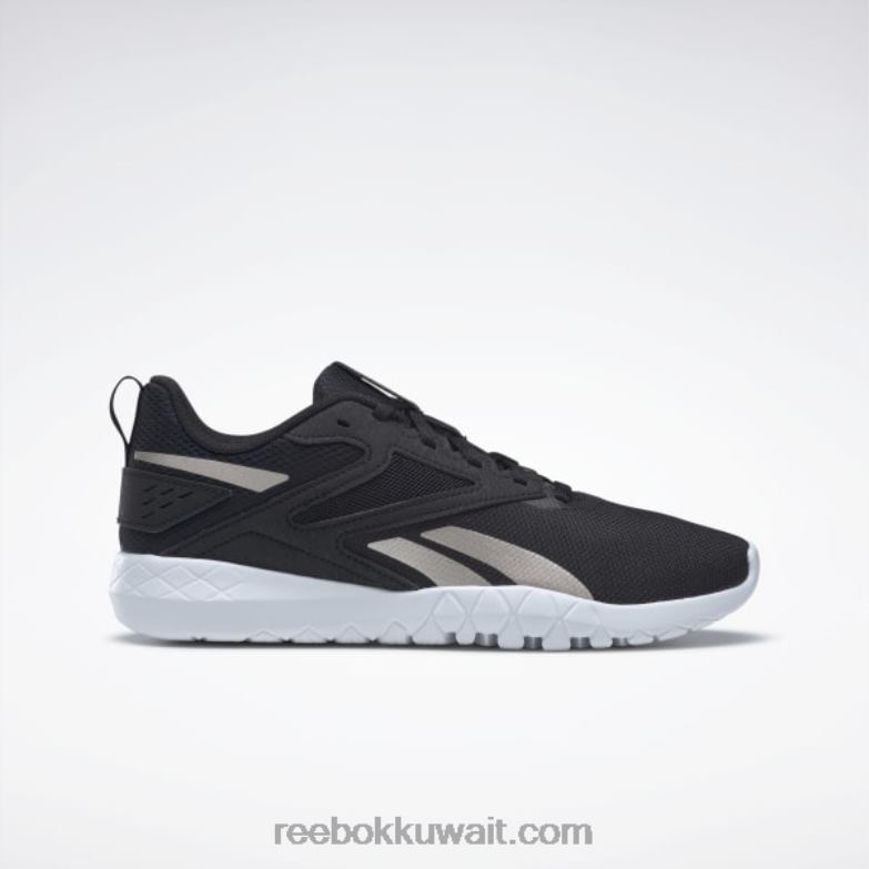 قلب أسود / أبيض فتور / ذهب وردي حذاء فلكساغون إنرجي 4 للتدريب النسائي Reebok 0NZ0F265
