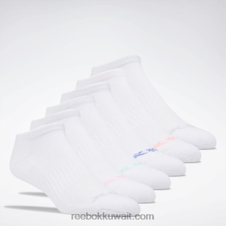 متعدد 6 أزواج من الجوارب الأساسية بقصة منخفضة Reebok 0NZ0F1012
