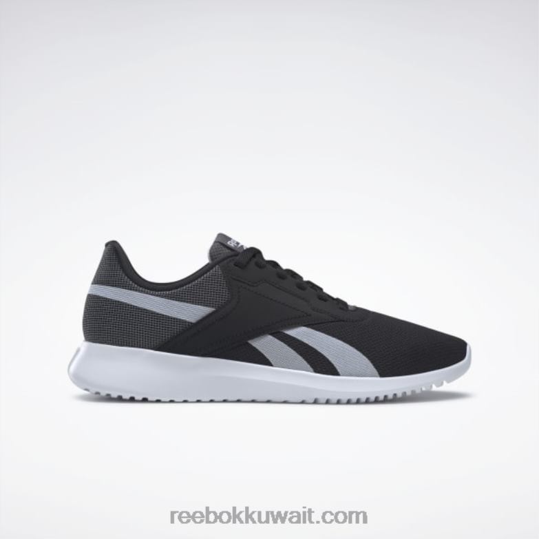 أسود الأساسية / رمادي نقي 7 / أبيض ftwr أحذية التدريب fluxlite للرجال Reebok 0NZ0F1057