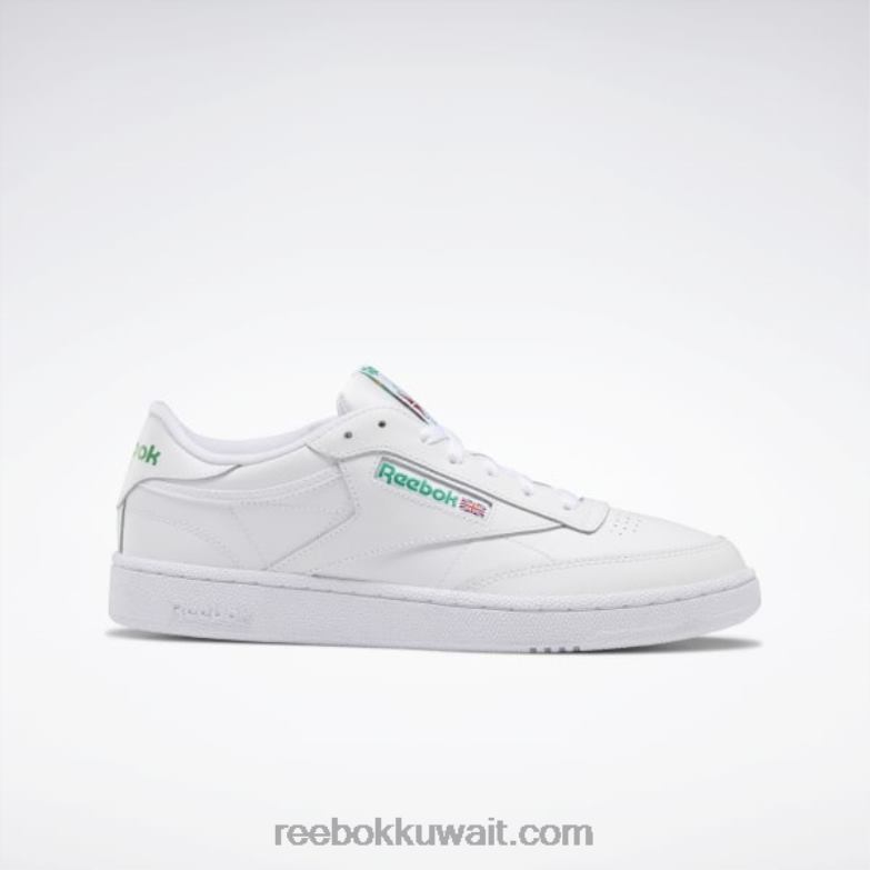 أبيض / أخضر نادي سي 85 حذاء رجالي Reebok 0NZ0F1031