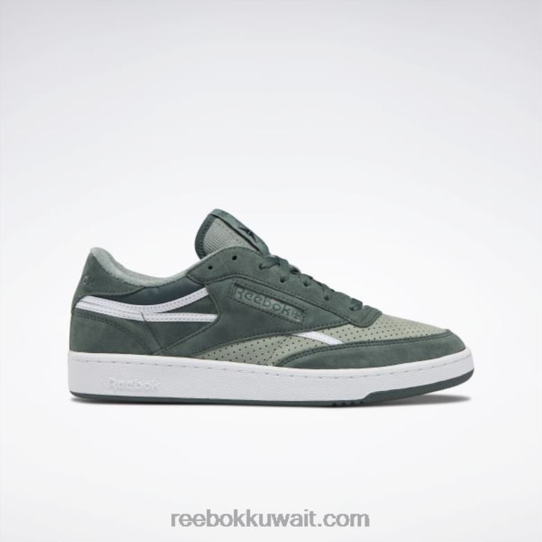 طباشير أخضر / تناغم أخضر / أبيض قدم حذاء كلوب سي 85 فنتاج Reebok 0NZ0F159
