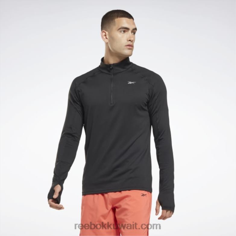 رجال أسود تشغيل ربع الرمز البريدي Reebok 0NZ0F1300