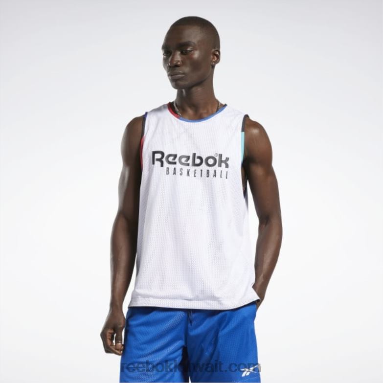 رجال ناقلات الأزرق شبكة جيرسي قابلة للانعكاس Reebok 0NZ0F1310