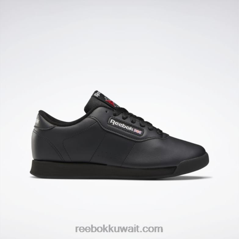 أسود أحذية نسائية واسعة الأميرة Reebok 0NZ0F163