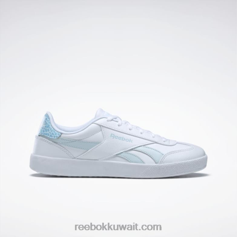 أبيض / أزرق زجاجي / أزرق رقمي ناقلات سحق أحذية نسائية Reebok 0NZ0F210