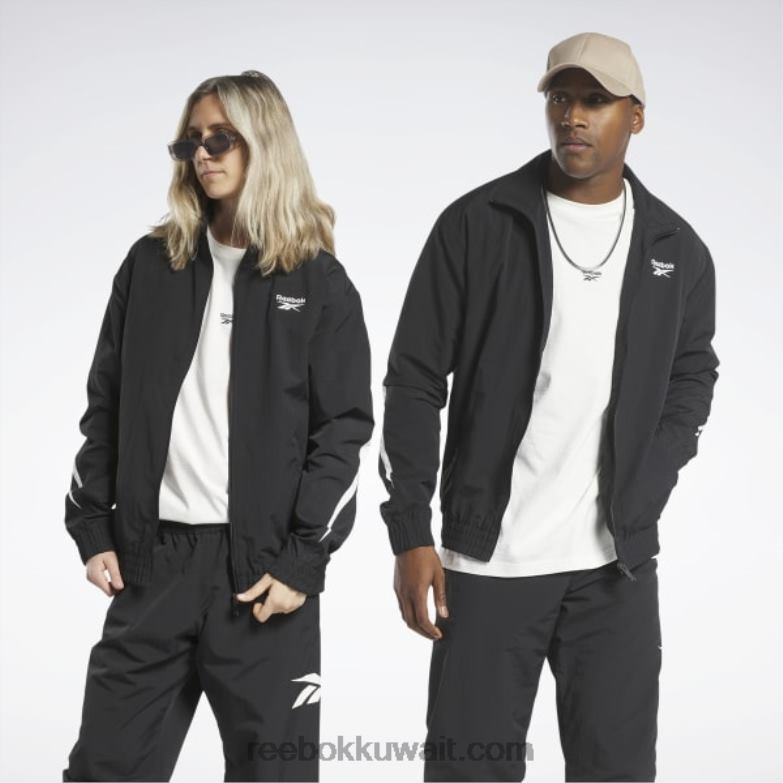 أسود كلاسيكيات ناقلات سترة المسار Reebok 0NZ0F289