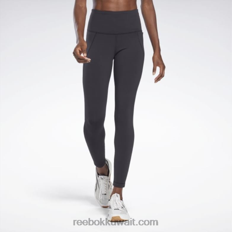 نحيف أسود كولون لوكس بخصر مرتفع Reebok 0NZ0F295