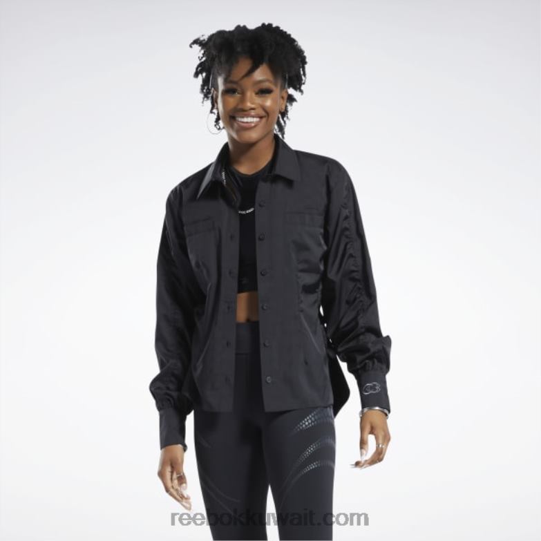 نحيف أسود كاردي ب الأعلى Reebok 0NZ0F342