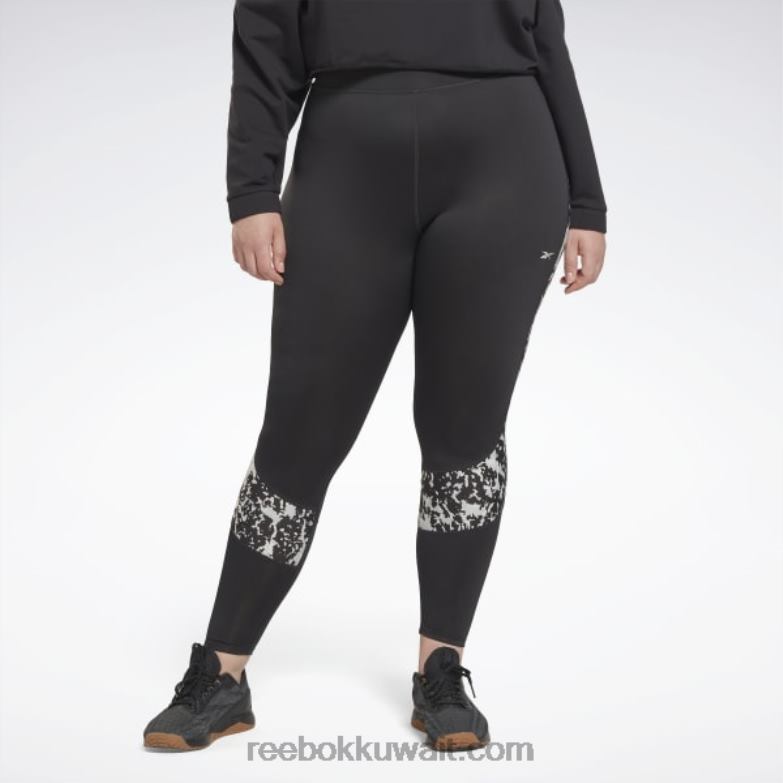 نحيف أسود الليل طماق سفاري حديثة (حجم كبير) Reebok 0NZ0F454