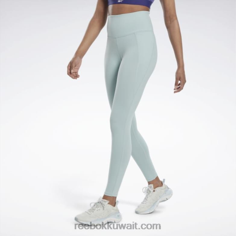 نحيف الرمادي الساحلي كولون لوكس بخصر مرتفع Reebok 0NZ0F476