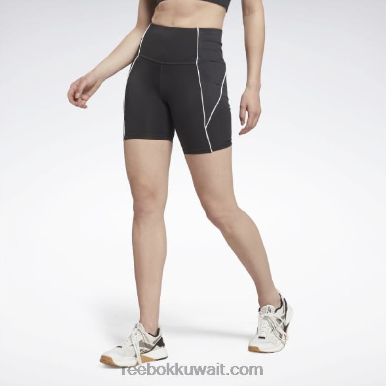 نحيف أسود الليل شورت بولي جاهز للتمرين Reebok 0NZ0F531