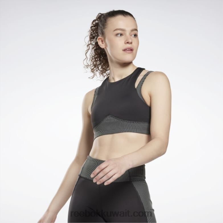 نحيف أسود استوديو طبقات أعلى حمالة الصدر Reebok 0NZ0F600