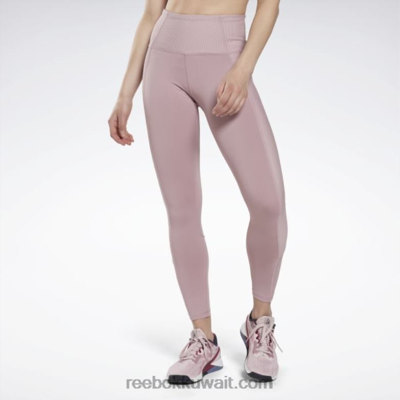 نحيف منقوع أرجواني طماق ضلع شاهقة Reebok 0NZ0F665