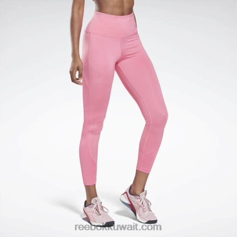 نحيف وردي حقيقي طماق الشاهقة جاهزة للتمارين الرياضية Reebok 0NZ0F679