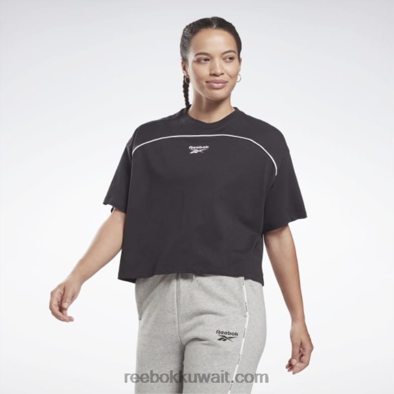 نحيف أسود تي شيرت الأنابيب Reebok 0NZ0F696