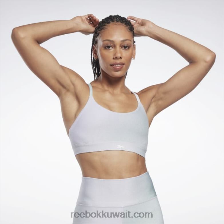 نحيف واحة بنفسجية حمالة صدر رياضية رياضية ضيقة لليوجا Reebok 0NZ0F726