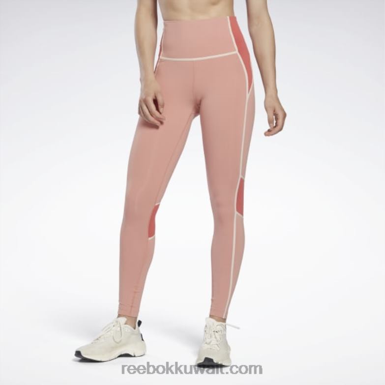 نحيف كانيون كورال لوكس كولون بلوك بخصر مرتفع Reebok 0NZ0F809