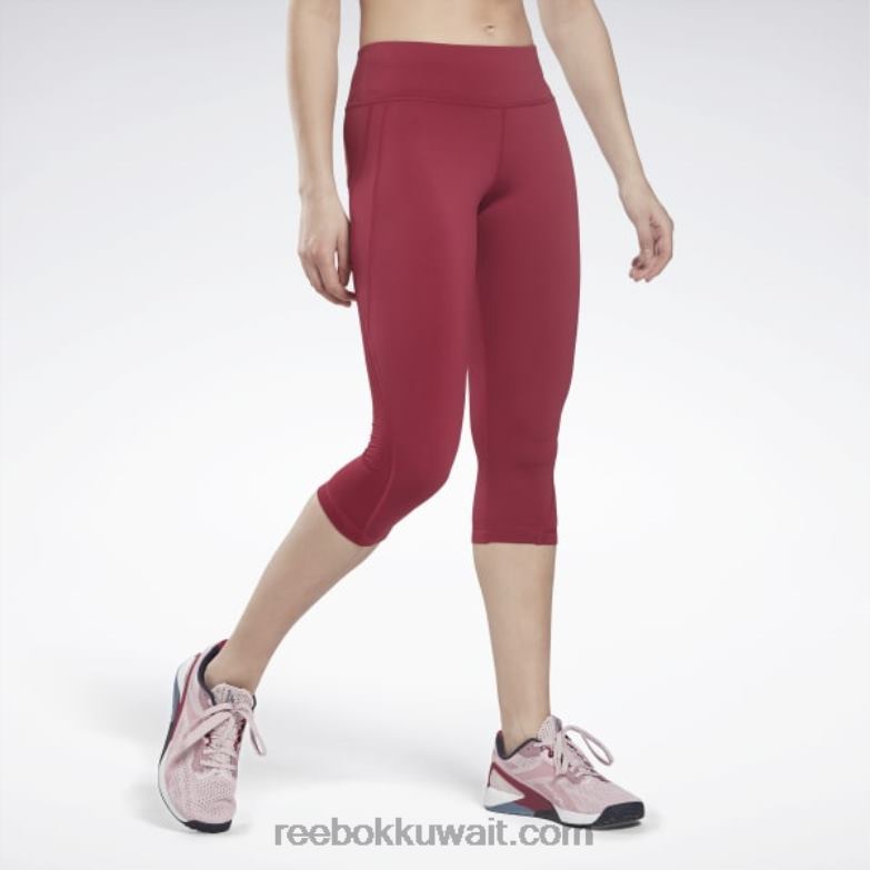 لكمة التوت طماق كابري شبكة جاهزة للتمارين الرياضية Reebok 0NZ0F992