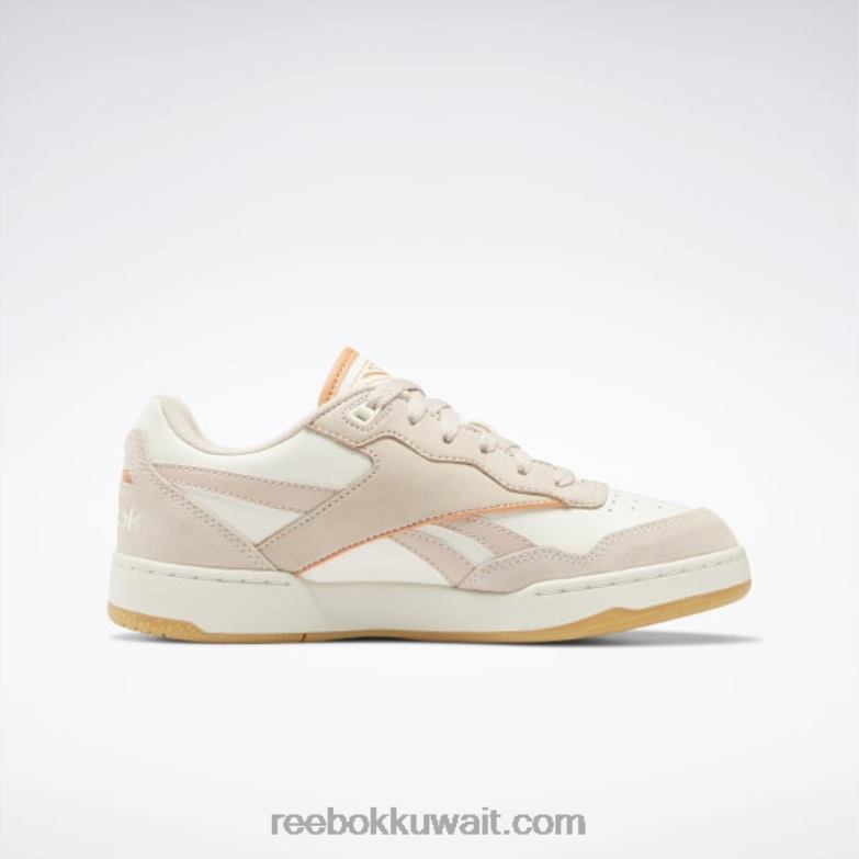 كلاسيك أبيض / ecru ناعم / coral court s23-r bb 4000 ii حذاء نسائي Reebok 0NZ0F243