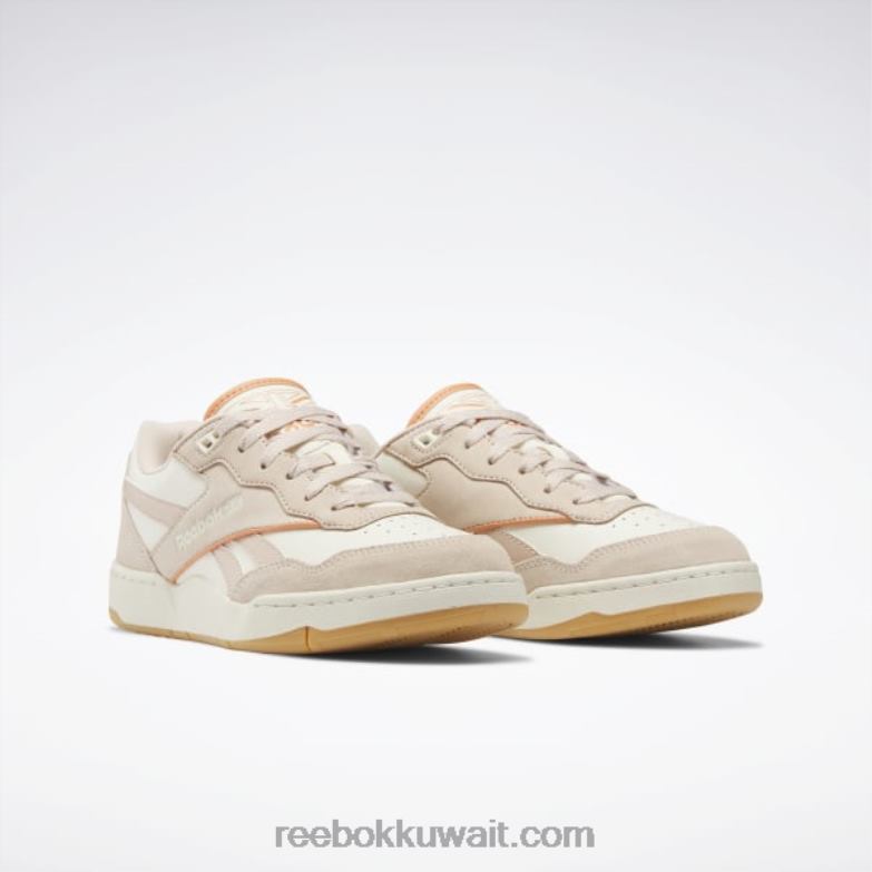 كلاسيك أبيض / ecru ناعم / coral court s23-r bb 4000 ii حذاء نسائي Reebok 0NZ0F243