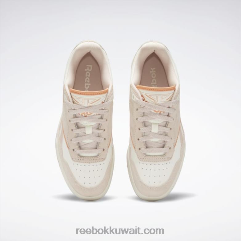 كلاسيك أبيض / ecru ناعم / coral court s23-r bb 4000 ii حذاء نسائي Reebok 0NZ0F243