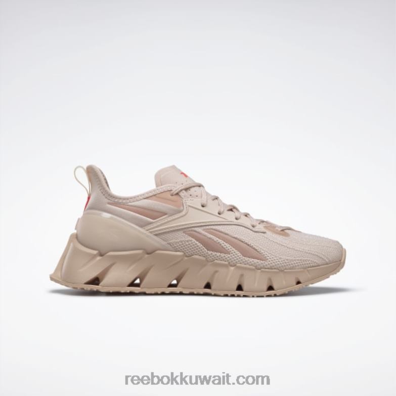 لينة ecru / نيون الكرز حذاء zig kinetica 3 نسائي Reebok 0NZ0F815