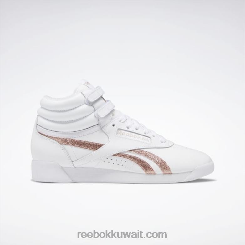 أبيض / ذهبي وردي f / s مرحبا أحذية نسائية Reebok 0NZ0F751