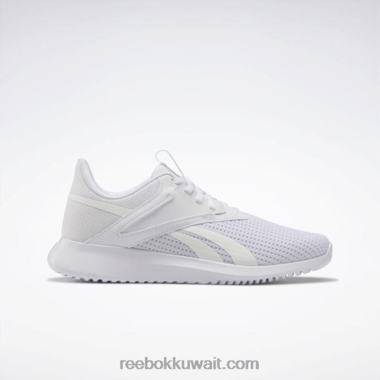 أبيض ftwr / رمادي نقي 1 أحذية التدريب النسائية fluxlite Reebok 0NZ0F302
